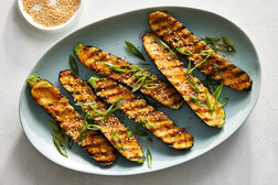 Image for Grilled Zucchini With Miso Glaze