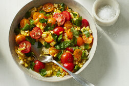 Image for Corn Salad With Tomatoes, Basil and Cilantro