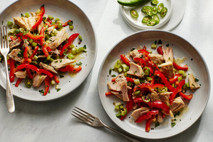 Image for Tuna Salad With Hot and Sweet Peppers