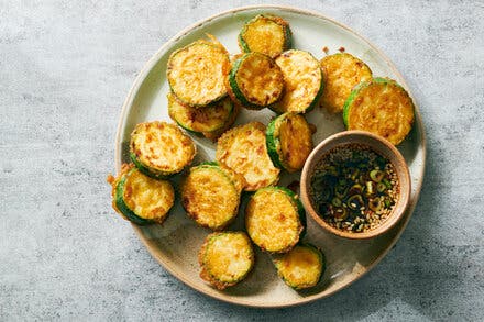 Hobak Jeon (Pan-Fried Zucchini)