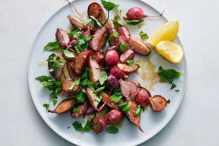 Brown Butter Glazed Radishes