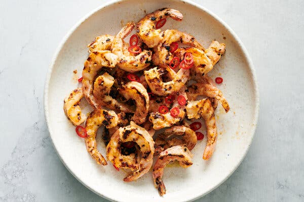 Grilled Shrimp With Chile and Garlic