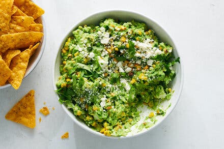 Guacamole With Grilled Corn