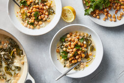 Image for Crispy Chickpea Stew With Greens and Lemon