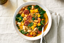 Image for Hearty Kale, Squash and Bean Soup