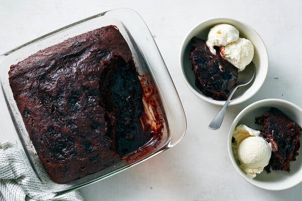 Chocolate Self-Saucing Cake