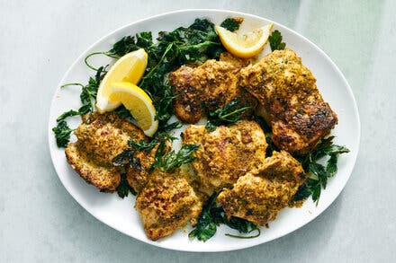 Pan-Seared Chicken Thighs With Parsley and Lemon