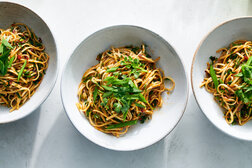 Image for Chile-Oil Noodles With Cilantro