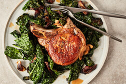 Image for Pork Chops With Kale and Dates