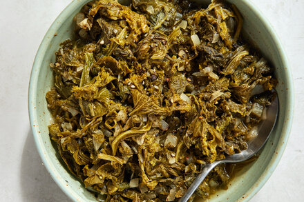 Image for Braised Mustard Greens