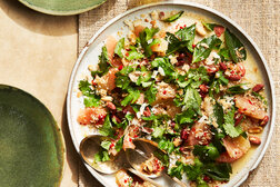 Image for Grapefruit-Herb Salad With Coconut and Crispy Shallots