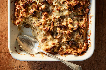 Image for Mushroom and Gruyère Bread Pudding