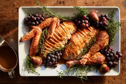 Ina Garten’s Make-Ahead Roast Turkey and Gravy With Onions and Sage