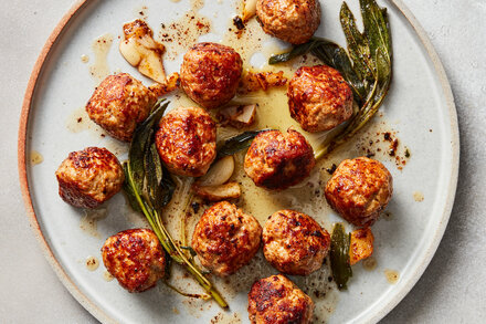 Image for Turkey-Ricotta Meatballs