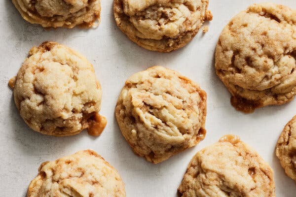 Salted Caramel and Peanut Butter Shortbread