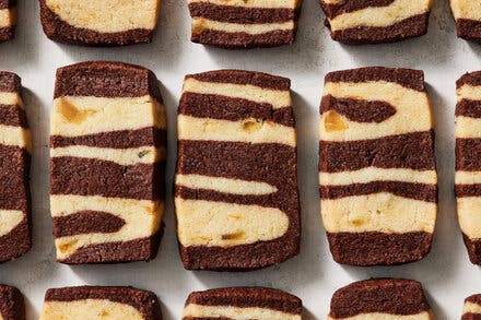 Spiced Chocolate Marble Shortbread