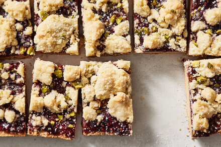 Image for Strawberry Jam Bars With Cardamom