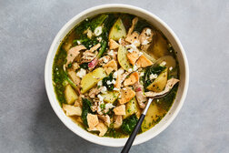 Image for Slow-Cooker Chicken Stew With Spinach, Lemon and Feta