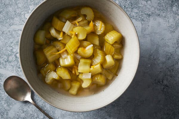 Spiced Pickled Celery 