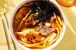 Image for Tteok Mandu Guk (Rice Cake Soup With Dumplings)