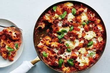 Cheesy Baked Pasta With Sausage and Ricotta