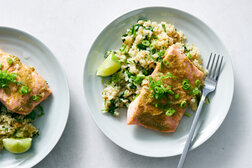 Image for Green Curry Salmon With Coconut Rice