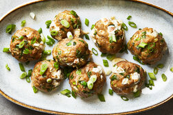 Image for Roasted Turkey Meatballs With Mozzarella and Scallions