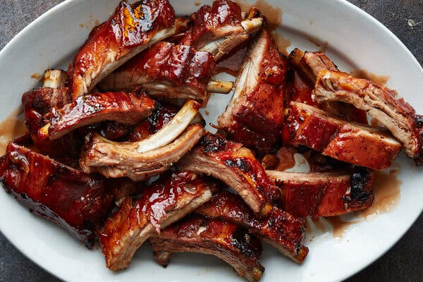 Baby Back Ribs With Sweet and Sour Glaze