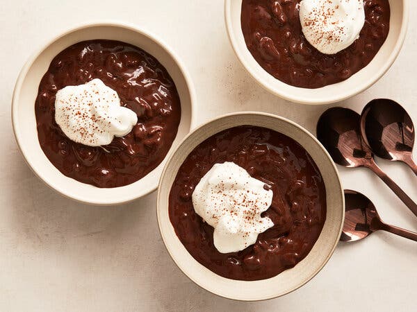 Chocolate Rice Pudding