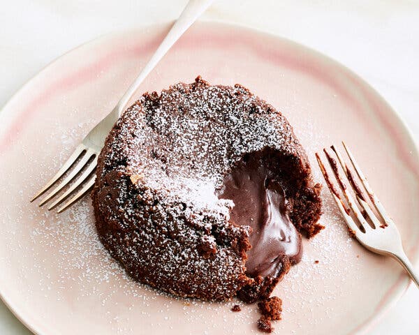 Chocolate Lava Cake for Two