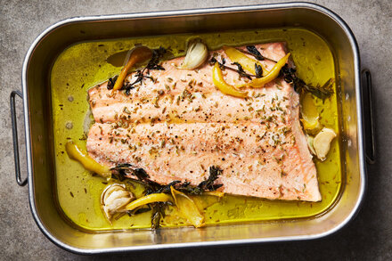 Image for Olive Oil Baked Salmon