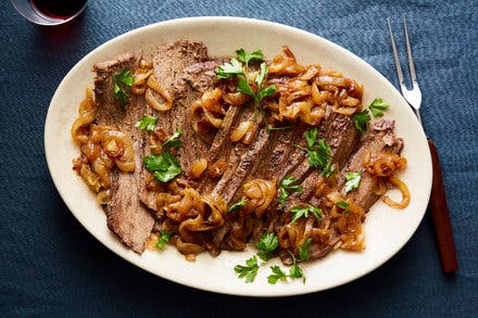 Classic Beef Brisket With Caramelized Onions