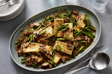 Image for Tofu Marsala With Asparagus 