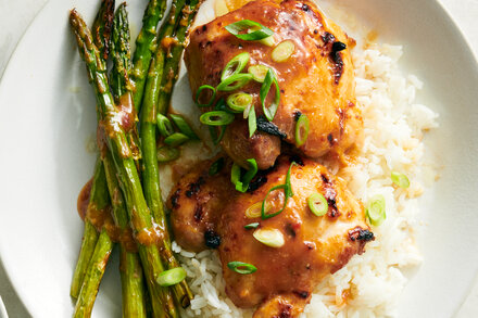 Image for Miso-Honey Chicken and Asparagus