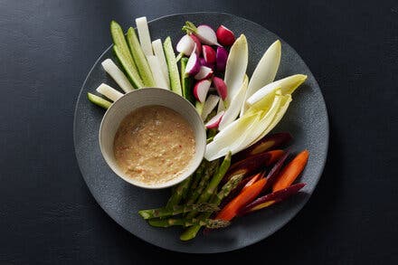 Crudités With Lemongrass-Fermented Tofu Dip