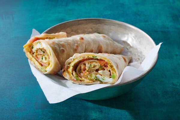 Rolex (Vegetable Omelet and Chapati Roll)