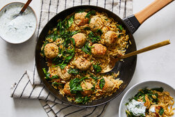 Image for Lemon-Dill Meatballs With Orzo