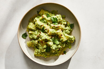 Image for Edamame Pesto Pasta