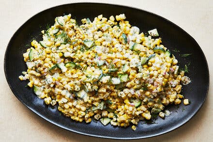 Sweet Corn Salad With Buttermilk Vinaigrette