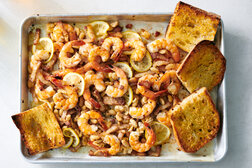 Image for Sheet-Pan Garlicky Shrimp and White Beans