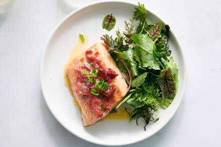 Image for Rhubarb Roasted Salmon