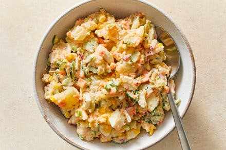 Japanese Potato Salad With Mentaiko