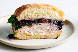 Image for Turkey Sandwich With Savory Blueberry Jam