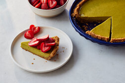 Image for Strawberry Basil Key Lime Pie