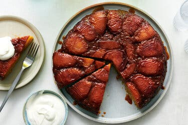 Upside-Down Peach Cobbler