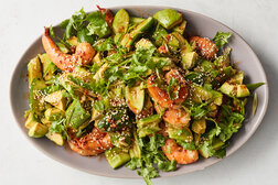 Image for Smashed Cucumber, Avocado and Shrimp Salad
