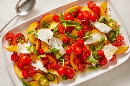 Spicy Tomato and Nectarine Salad