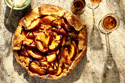 Image for Peach and Chile Galette With Pistachio Frangipane