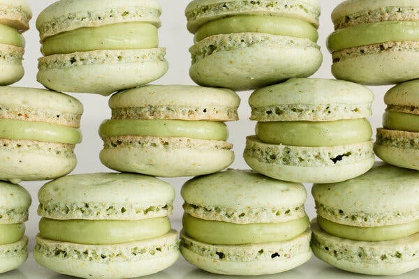 Pistachio Macarons