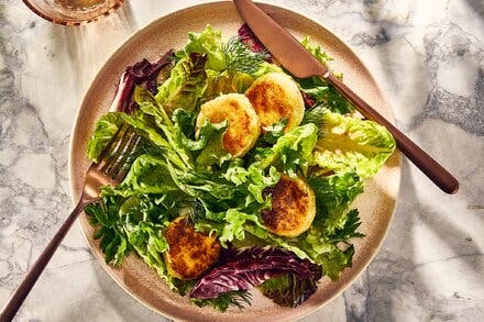 Green Salad With Warm Goat Cheese (Salade de Chèvre Chaud)